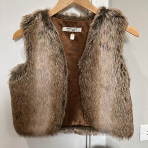 Faux Fur, Soft Cropped Vest